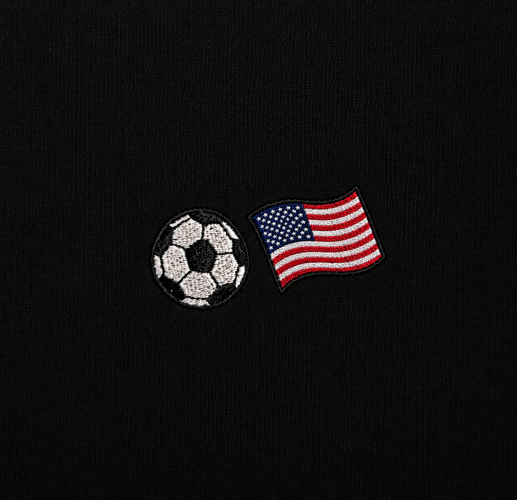 USA Ball and Flag